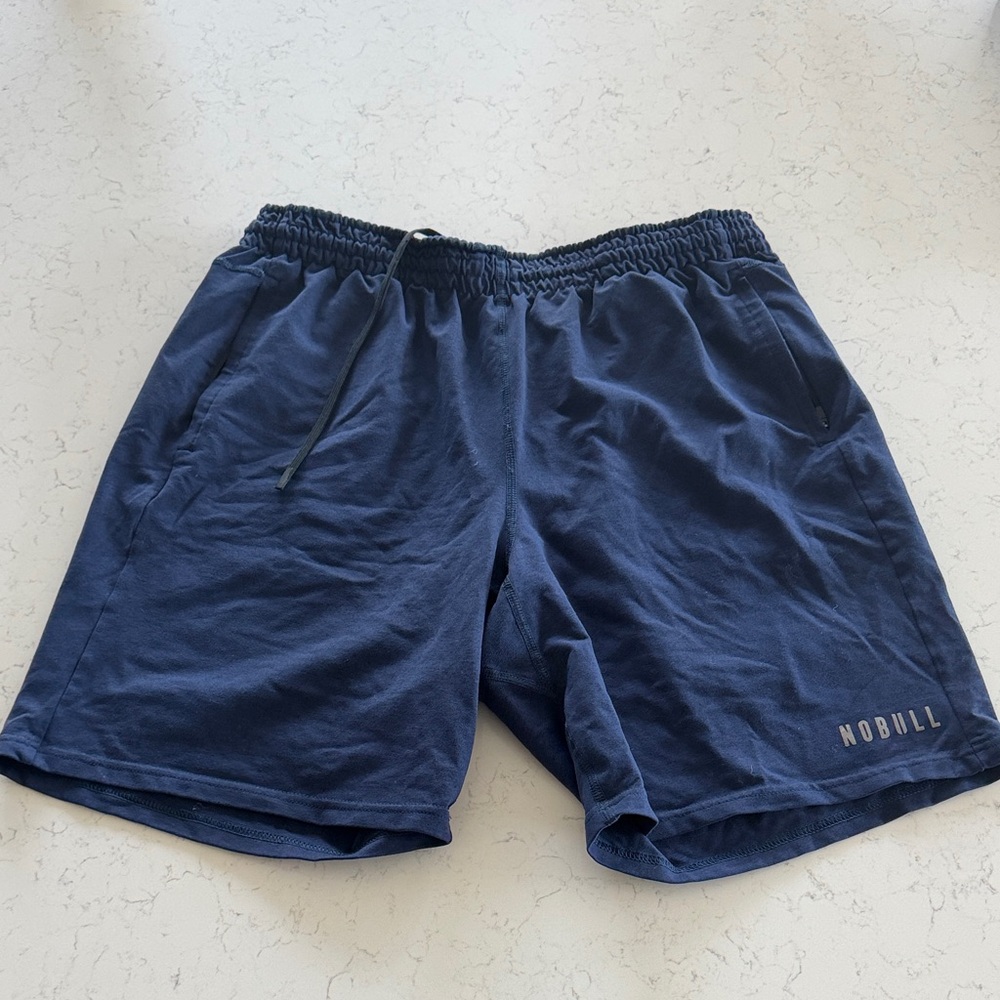 NOBULL Men's Athletic Navy Shorts SZ XL